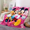 Mickey Minnie'S Sweet Day Flannel Blanket Super Soft Warm Cozy Blanket For Sofa Bed Office Travel Allseason Home Decor Gift