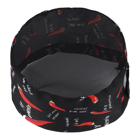 Chef Hat Unisex Kitchen Hat Hotel Restaurant Cook Cap Good Breathability Hollow Mesh Top Waiter Chef Work Cap Workshop Factory Hat