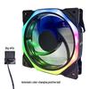 Lilang 120 мм двойной RGB вентилятор для корпуса ПК, 2 шт.