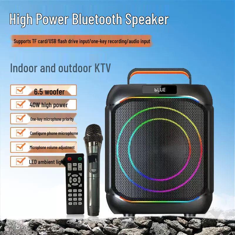 Aiwa K6 Bluetooth-колонка для караоке на открытом воздухе и дома с высокой громкостью