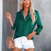 Blusas Mujer De Moda 2022 Summer Top Female Women Shirts Women's White Green Chiffon Shirt Blouses Tops Long Sleeve Chic Woman