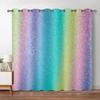 Блестящие Радужные Шторы Яркие Красочные Звездное Небо Оконные Шторы Для Гостиной Dceor Роскошные Блестящие Фоновые Оконные Шторы