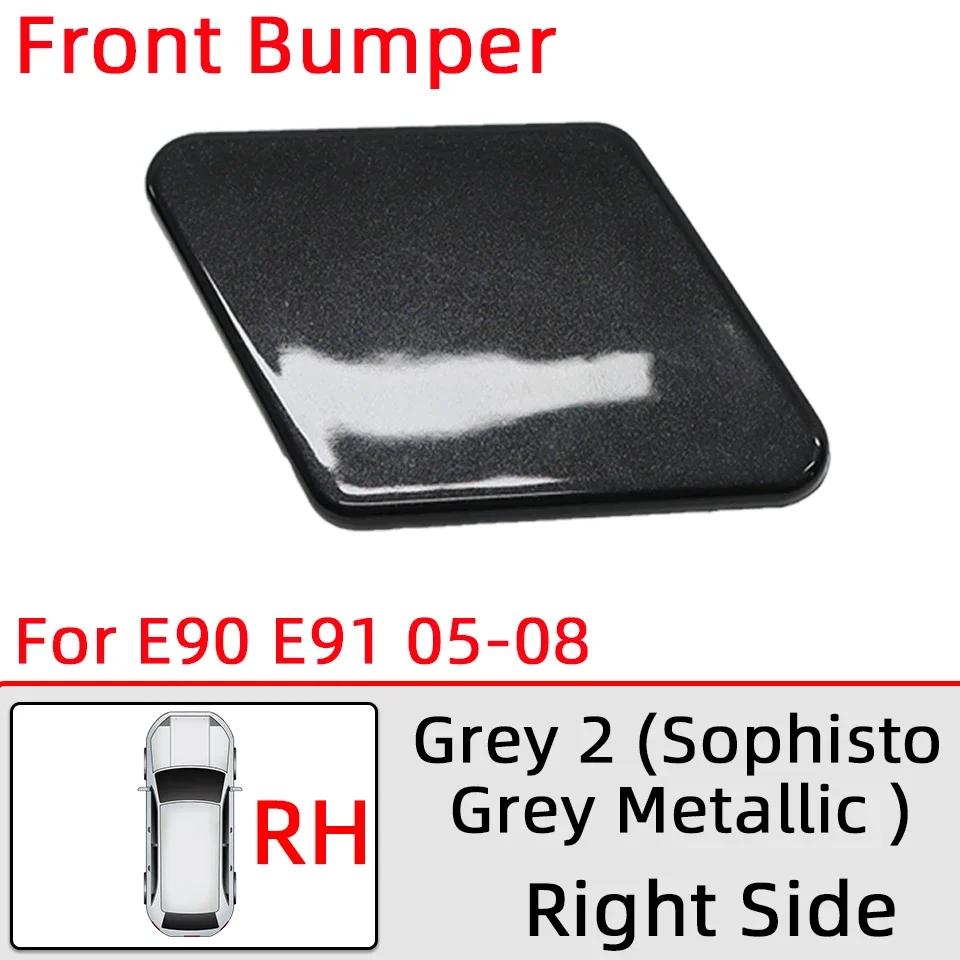 Headlamp Washer Nozzle Cover For BMW 320 325 328 330 335 E90 E91 LCI 2005-2008 2009-2012 Car Headlight Water Spray Lid Painted