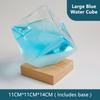Weather Forecast Glass Bottle Ornament, Small Cube Storm Bottle, Creative Birthday Gift, Novel and Practical Ornament