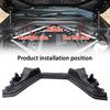 3pcs Car Engine Upper Compartment Partition Panel Set 51717169420 51717169421 51717169419 For BMW X5 X6 E70 Black Plastic