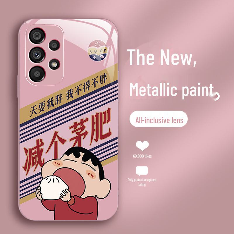 Чехол Samsung Liquid Glass S23 S21 S8 Trendy Xiaoxin Puls для мужчин и женщин 11 Funny Fit.