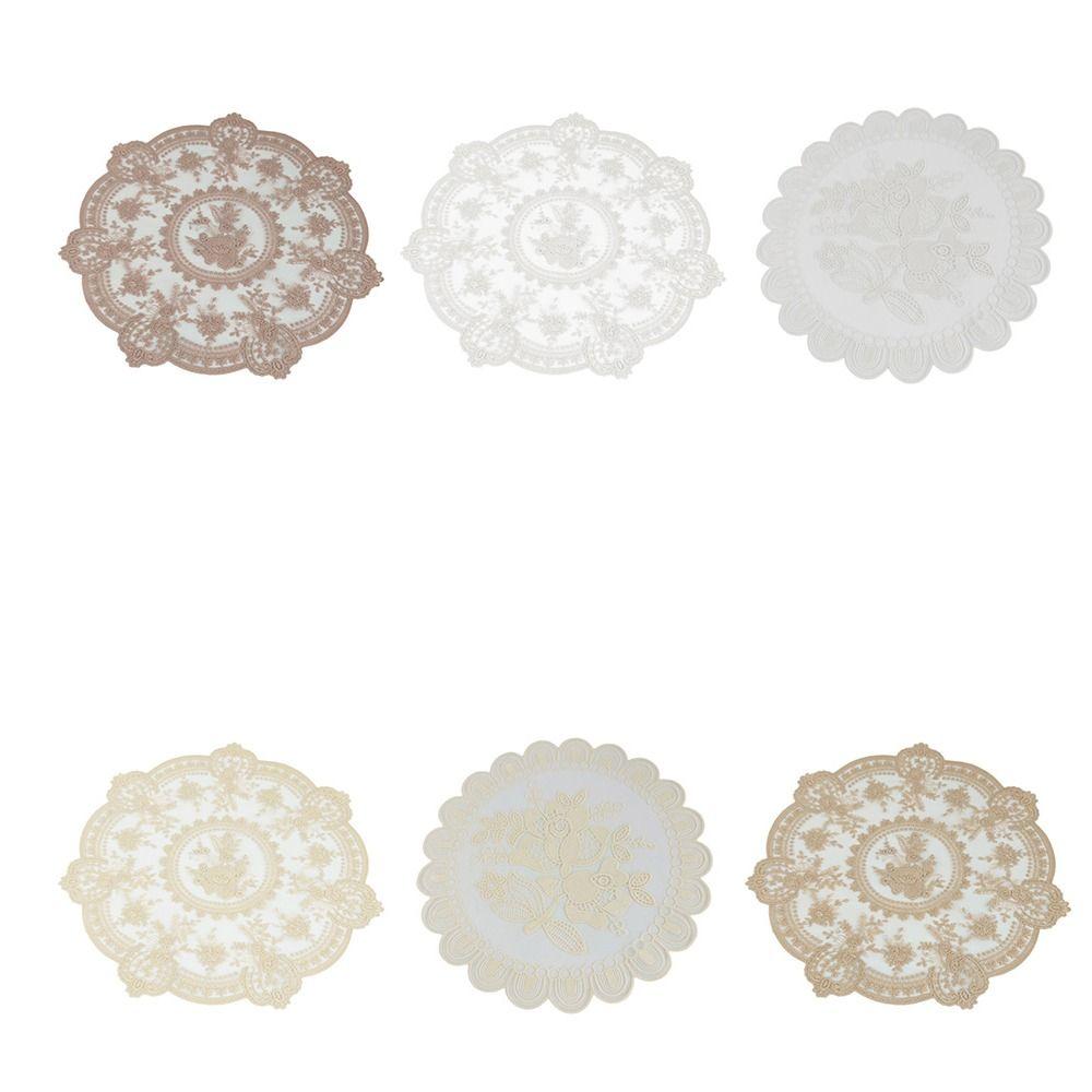 Салфетка Изоляция Обеденный Коврик Кухонные Принадлежности Скатерть Кружево Вышитая Подставка