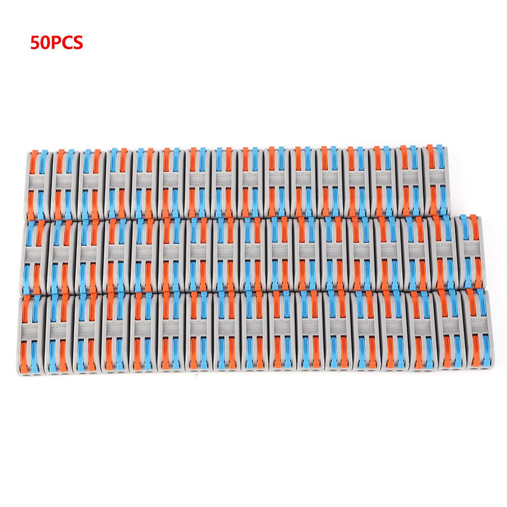 50Pcs Wiring Connector Conductor Compact Colorful Wire Supplies 1128AWG PCT22