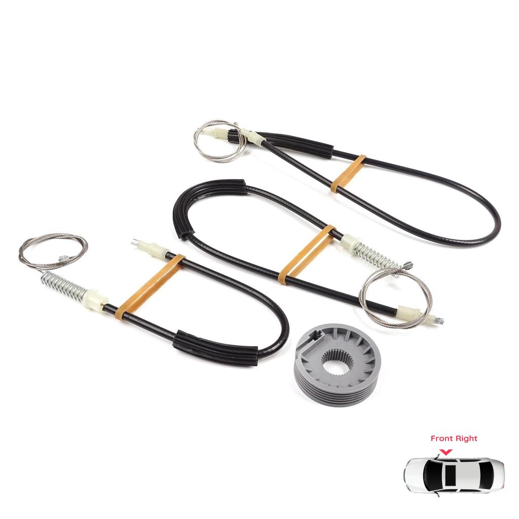 BWR5553 Комплект для ремонта стеклоподъемника правой двери для Mitsubishi Colt CZC Cabriolet RG 2006-2009 98031402