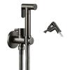 Wall-Mounted Bidet Faucet Sprayer with Vertical Spray Zinc Alloy Gold Black Bathroom Toilet Sprayer