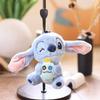 Stitched Toy Plush Keychain Cute Head Tilt Stitch Winnie The Pooh Inspired Animal Charm For Bags And Keys