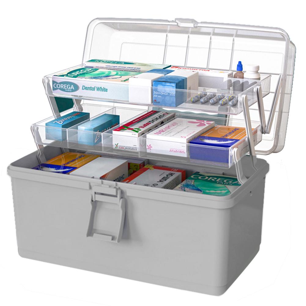Домашняя косметика, аптечка для хранения лекарств, пластиковый портативный ящик для хранения лекарств