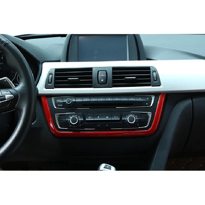 ABS Car Interior Center Console CD Panel U-Shaped Frame Sticker Trim For BMW 3/4 Series F30 F36 F31 F34 F35 F32 F33 2013-2018