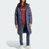 adidas Manchester United FW24 спортивная повседневная длинная теплая куртка-пуховик мужская верхняя одежда темно-серый IT4186