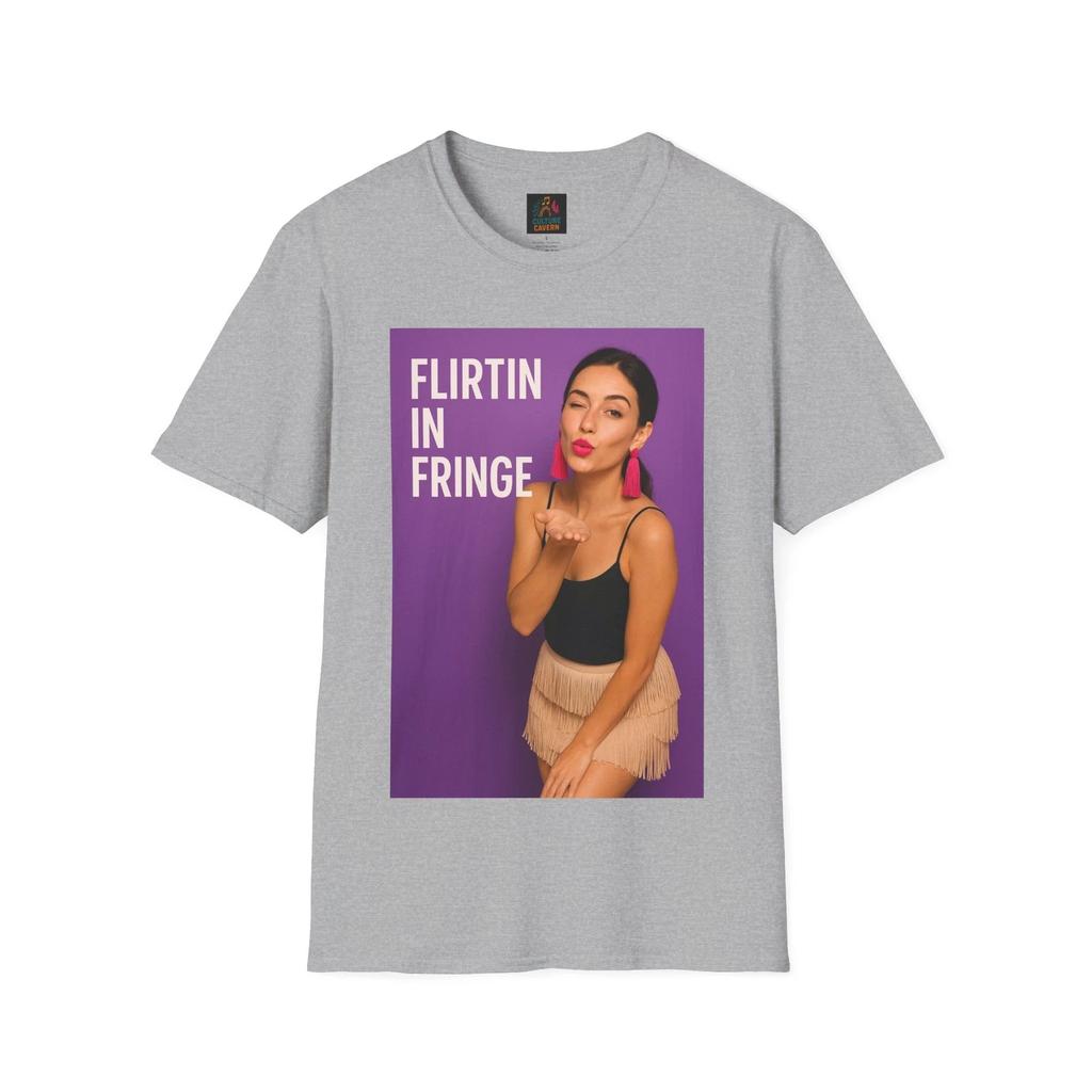 Flirtin' in Fringe Unisex T-Shirt, Casual Summer Top 2