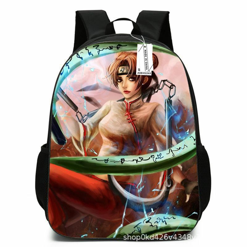 Наруто периферийный школьный рюкзак Наруто Саске европейский и американский для учеников начальной и средней школы рюкзак мультяшная анимация сумка для компьютера