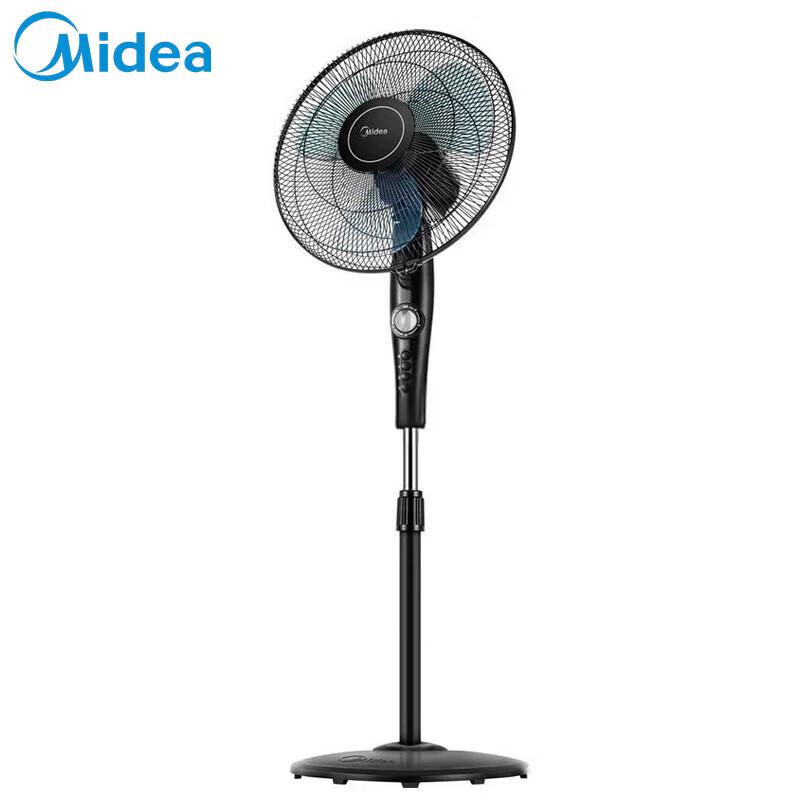 Midea 16-дюймовый тихий oscillating напольный вентилятор, штекер CN (адаптер в комплекте)