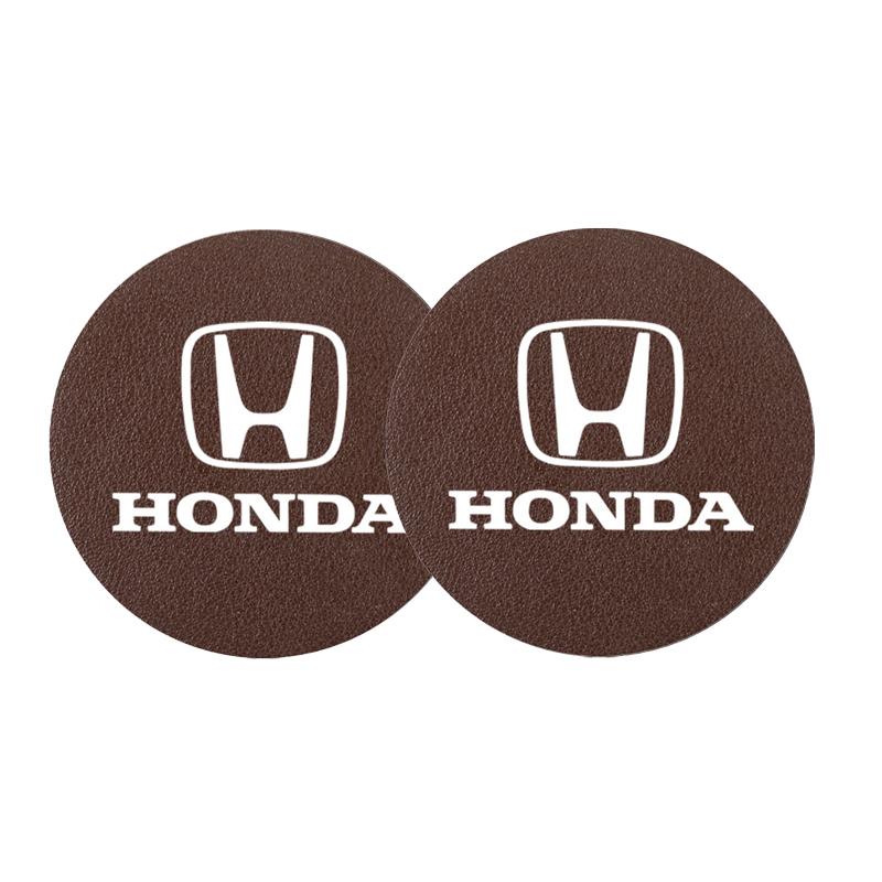 AQU3 Honda Car Cup Holder Mat Exclusive Car Interior Water Cup Mat For Honda Civic FIT Accord Prelude CRV 5th City CRZ CRX Jazz HRV
