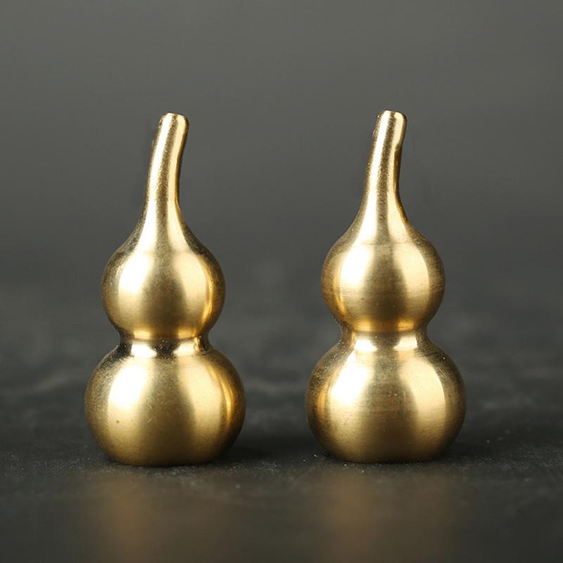 Мини Портативная латунная тыква, традиционный декор, украшение, брелок, статуэтка, подвеска