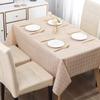 Водонепроницаемая клетчатая скатерть, маслостойкая клетчатая скатерть, мягкая скатерть для обеденного стола