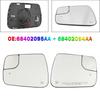 2 × Blind Spot + Heat Exterior Mirror Glass For Dodge Ram 1500 2500 19-22
