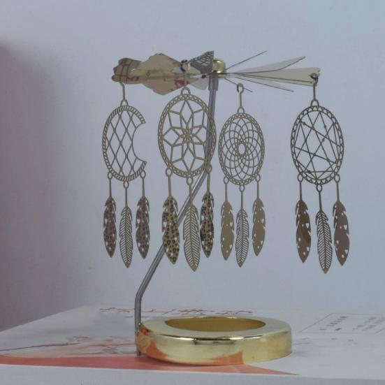 Топпер-карусель для свечи, вращающийся топпер для чайной свечи, вращающаяся карусель, украшение для чайной свечи для центрального элемента, каминной полки, стола