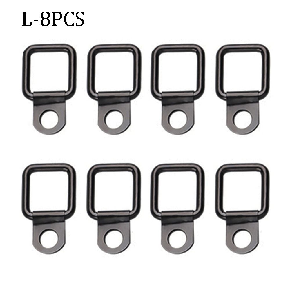 8Pcs RV Cargo Hook Tie Down Ring Trailer Anchors Metal Pull Hook Lashing Ring Heavy Load D Ring