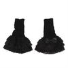Lolita Lace Bowknot Gloves Y2K Fingerless Gothic Winter Warm Sunscreen Sleeve False Sleeve Gloves Women JK Clothing Accessories