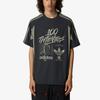 Adidas Оригинальная коллаборация Originals X 100 Thieves SS25 Минималистичная удобная футболка-пуловер с коротким рукавом Унисекс футболки Черная JM3259