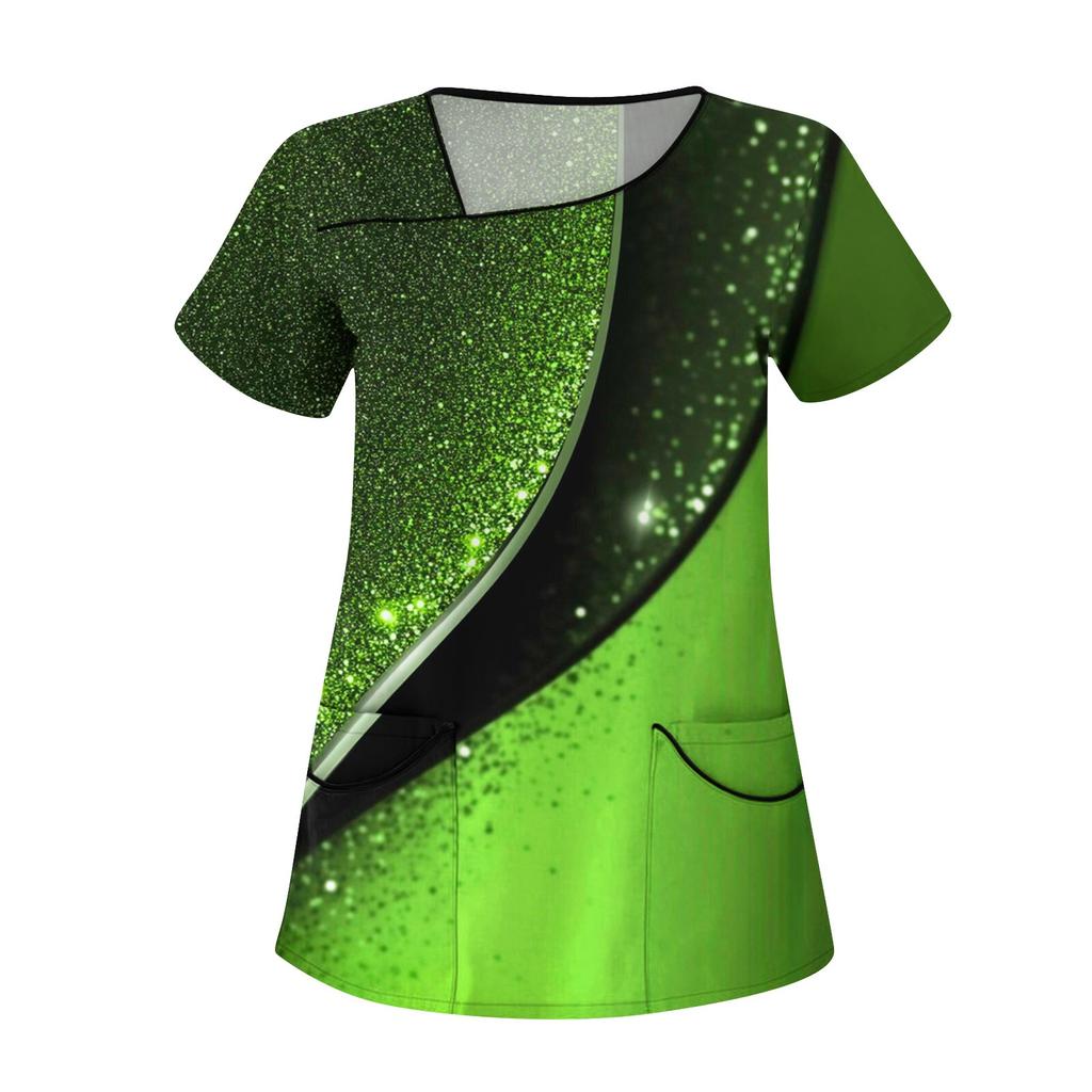 Женская мода цветочный принт короткий рукав комбинезон с карманами топы одежда