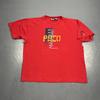 Винтажная мужская футболка Paco Sports с принтом XL КРАСНАЯ с вышитым логотипом Streetwear Y2K VTG
