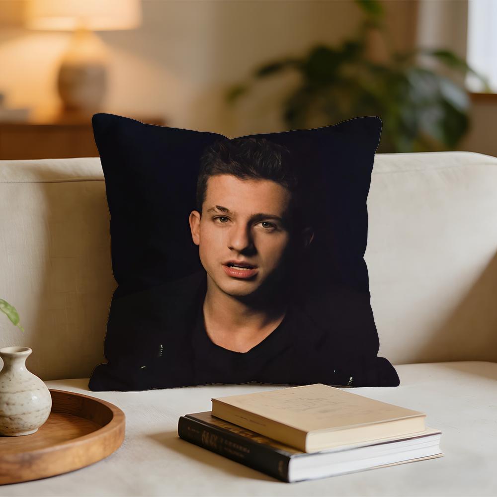 Hot Singer CCharlie PuthS Cushion Cover Short plush pillowcase for bed sofa carwashable