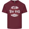 Just a Mom Who Loves Baseball Funny Unisexs Light Cotton TShirt