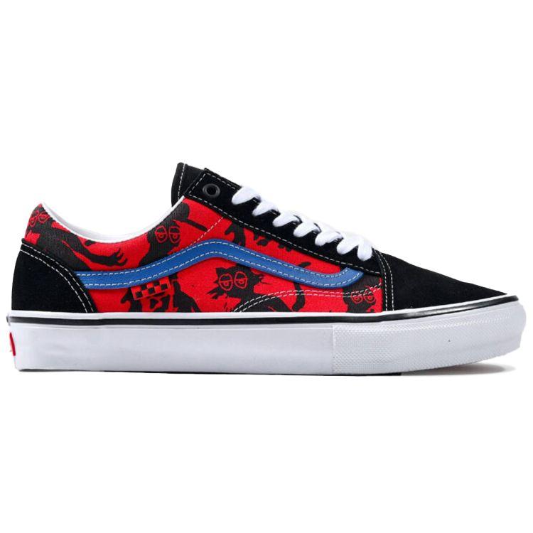 Vans Унисекс Скейт Old Skool Krooked By Natas For Ray Barbee Черный Красный Синий VN0A5FCBAPC