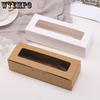 WTEMPO Rectangular Transparent Window Gift Boxes Foldable DIY Paper Birthday Wedding Party Favor Boxes Flower Soap Jewelry Dispaly Packaging Boxes