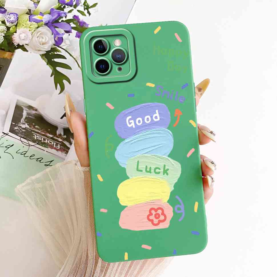 Чехол для iPhone 11 Pro Max A2218 Милый мультяшный узор Кошка Силиконовая задняя крышка Для iPhone 11Pro Max A2161 A2220 Чехлы для телефонов