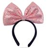Custom Sequins Big Bow Three-Dimensional Hair Accessories Oversize Christmas Headband for Women Girls