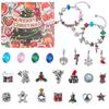 Christmas Bracelets Advent Calendar Bracelets Countdown Gift Box Charms Bracelet Set Arrival Calendar for Home Decoration