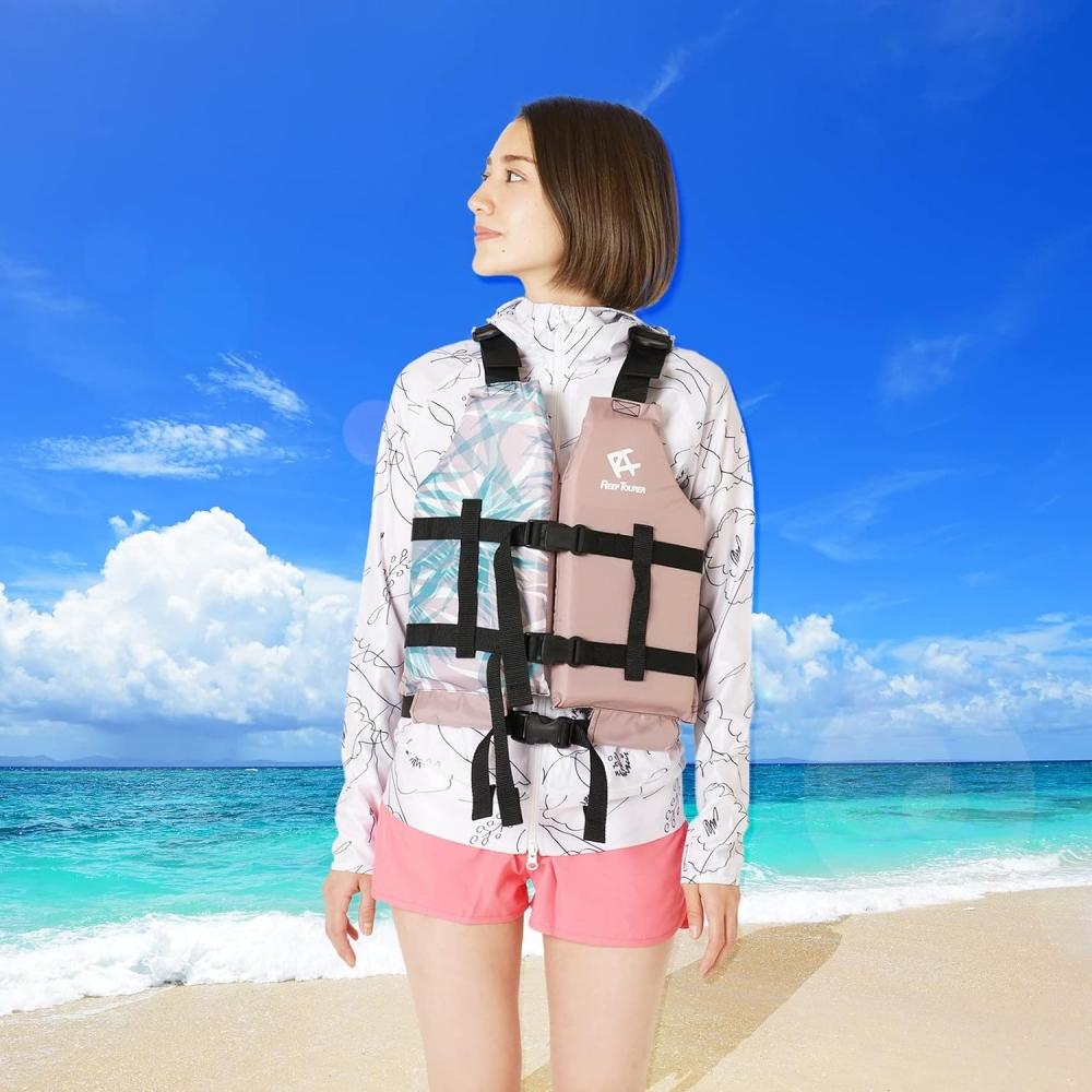 REEFTOURER Жилет для сноркелинга и подводного плавания Reef Tourer Snorkeling Snorkel SliM Ra0402 Khaki, размер M
