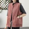 Vest for Women Cotton Sleeveless Linen Denim Vest Oversize Vintage Versatile Casual Buttons Vest