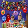 39 Pcs Garten of BanBan Party Supplies Include Cake Decoration, Banner, Balloons