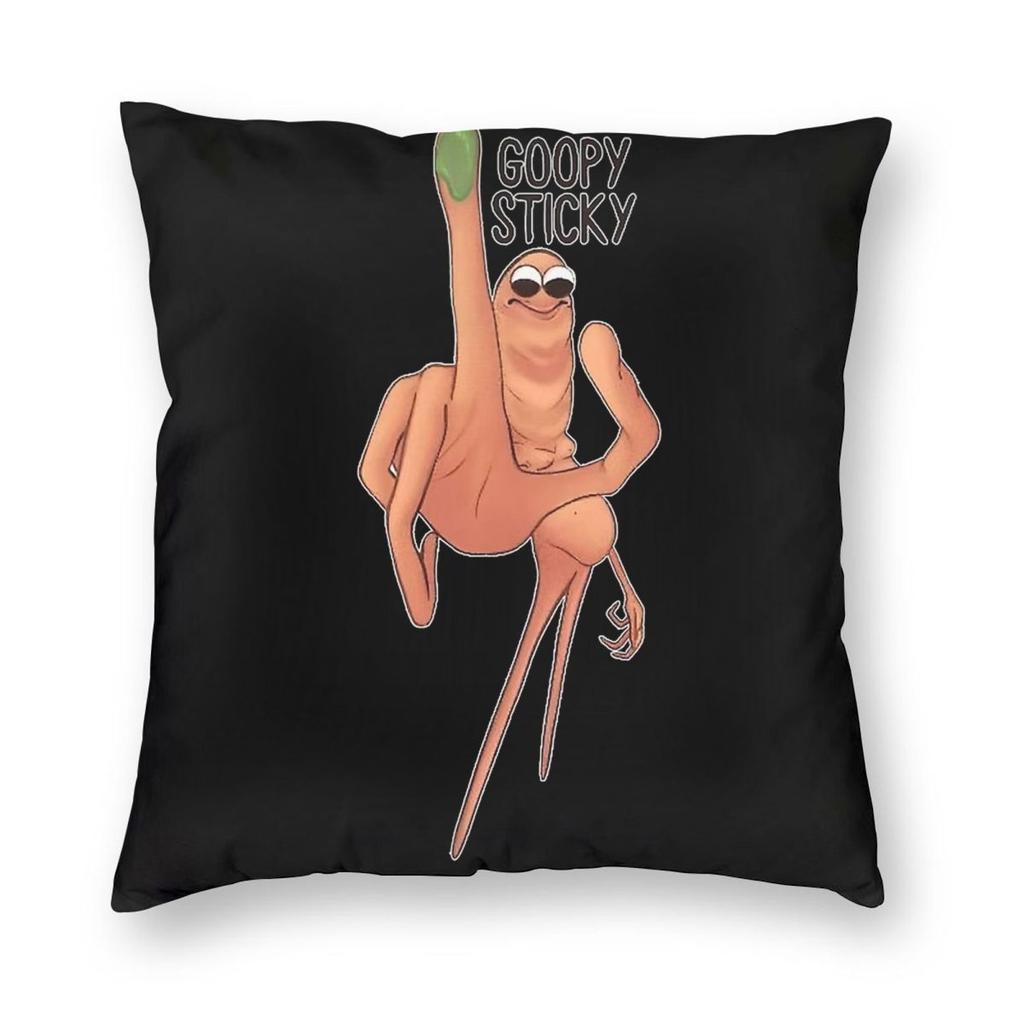 Marcus The Worm Pillowcase Double-sided Printing Polyester Cushion Cover Decor Throw Pillow Case Cover Home Zippered 45*45cm