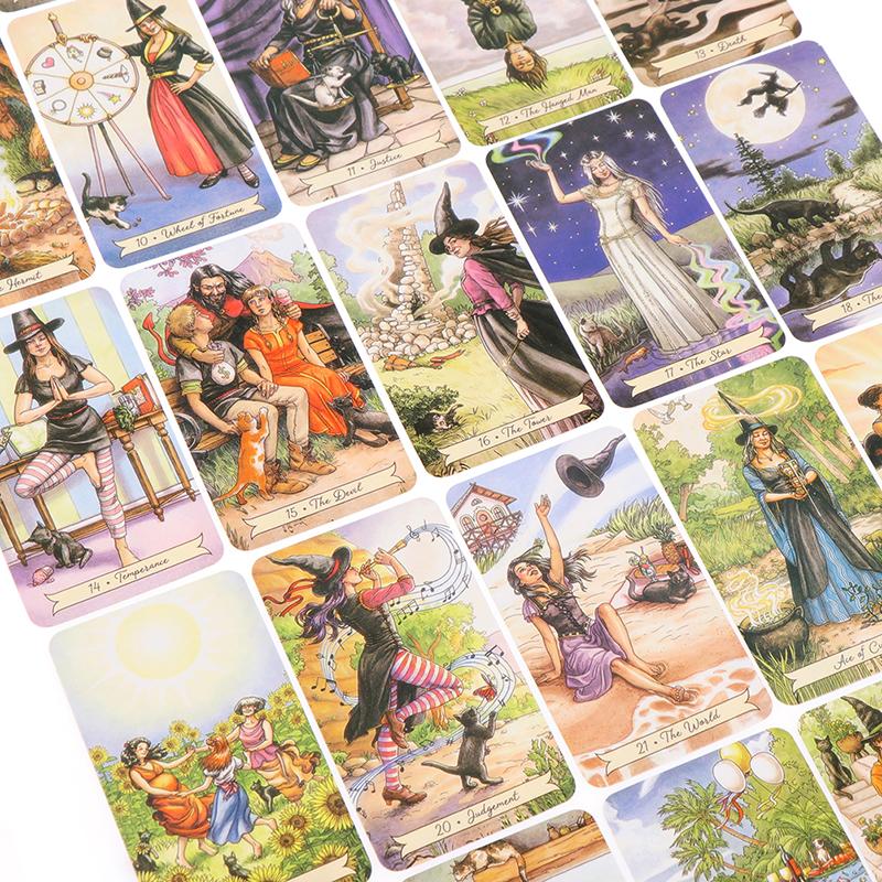 78 шт. карты Таро ведьмы на каждый день, пророчество, гадание, колода для вечеринок, настольная игра Таро