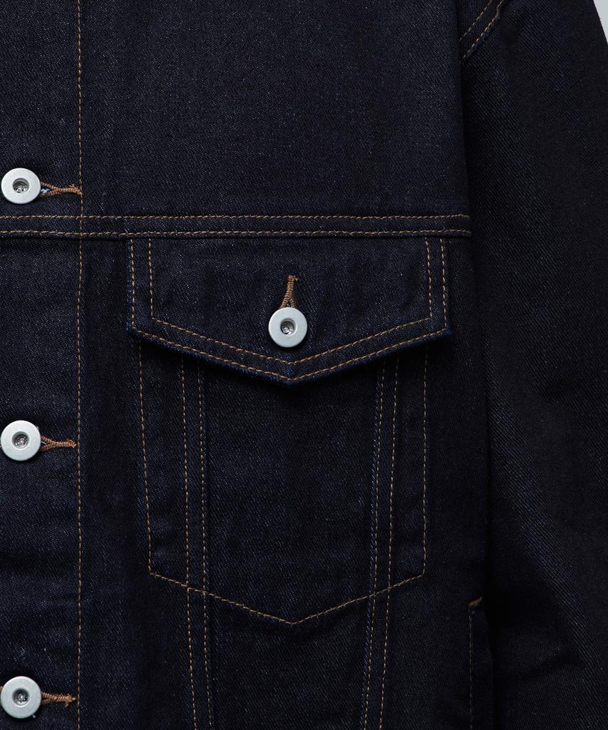 Musinsa Standard Relaxed Denim Trucker Jacket [Deep Indigo]