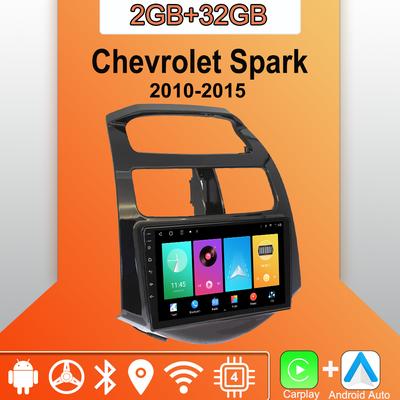 Android Carplay автомобильное радио для Chevrolet Spark 2010-2015 мультимедийный проигрыватель головное устройство стерео GPS навигация BT WIFI 2+32 ГБ