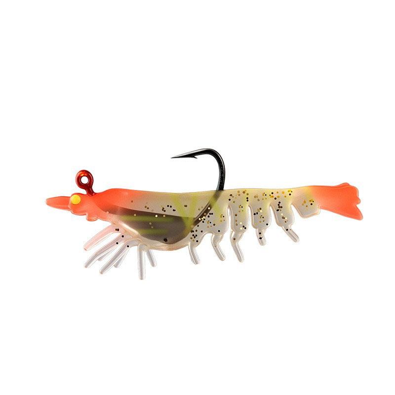Taiyu Luminous Lead Shrimp Lure Artificial Soft Bait Biomimetic Multi-segment Shrimp Hook Bass 7cm 10g