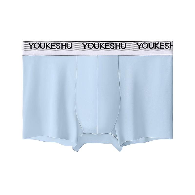 Youkeshu Men's Ice Silk Boxer Briefs