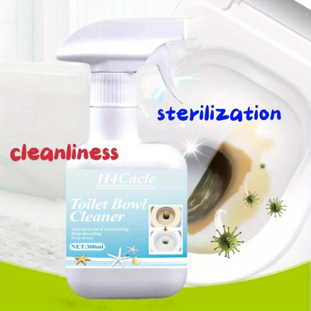 H4Cacle Multi-Purpose Toilet Bowl Remover Powerful Descaling Toilet Spirit Removes Odors Stains Scum Agent Tile Wall Yellowing Decontamination Removal