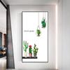 Static Cling Privacy Windows Film Decorative Green Plants Leaves Stained Glass Window Stickers   Frosted Window Cling Tint