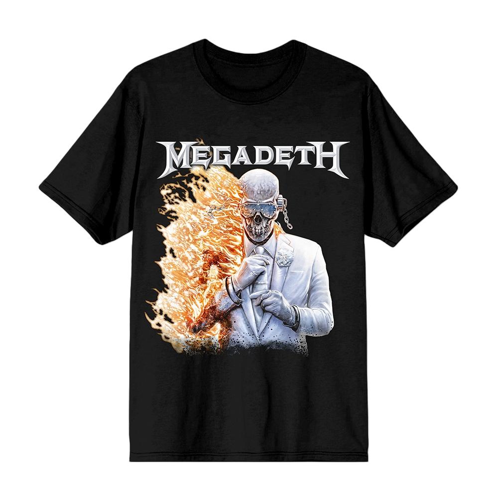2026 Megadeth Band Tour Vintage graphic New Unisex T Shirt Unisex 100 Cotton Short Sleeve Y2k Oversized Streetwear Popular Tee Top